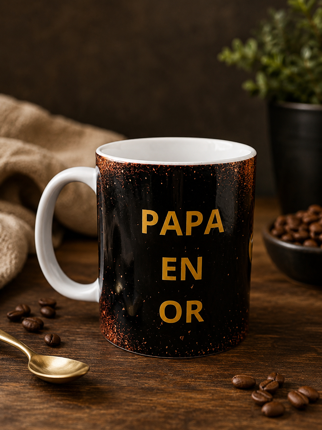 Mug Papa “Papa en or”