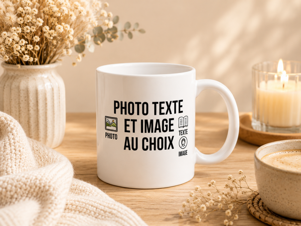 Mug personnalisé photo