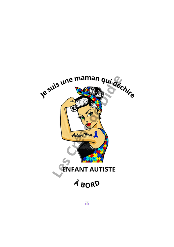 Pancarte personnalisée voiture