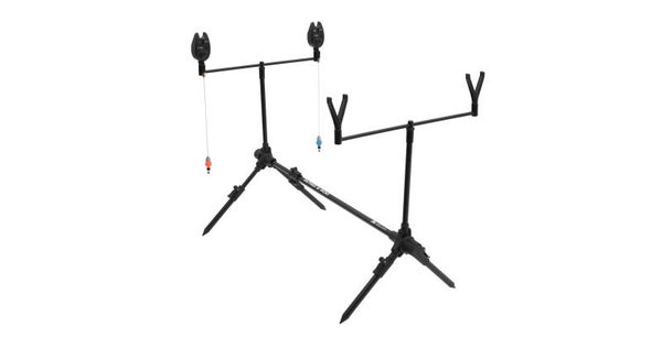 Mikado Rod Pod Aluminium Rutenhalter Auflagen Karpfen Bissanzeiger inkl.Tasche
