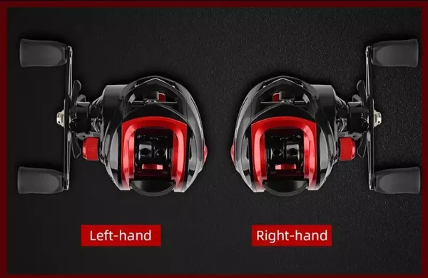 Baitcastrolle baitcasting rolle rot 9 Kugellager Linkshand