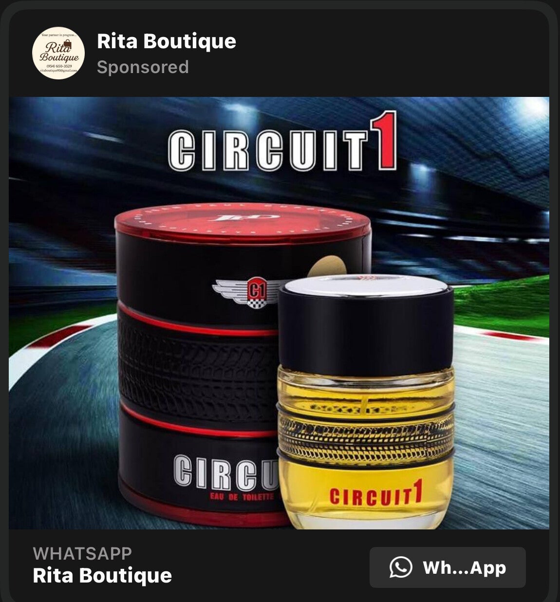 Men's - Male - JPD - Circuit 1 C1 EDT 100ml