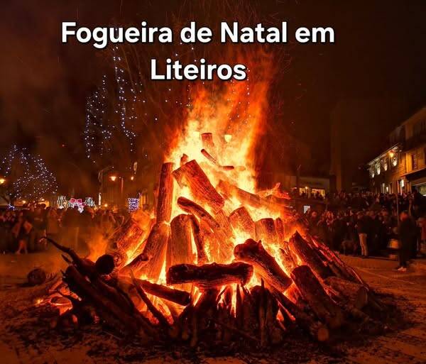 Fogueira de Natal em Liteiros