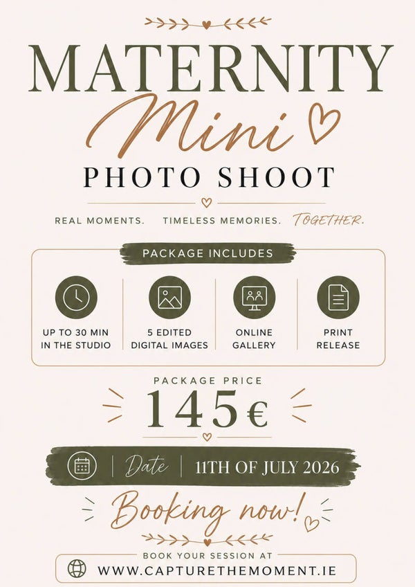 Maternity Mini PhotoSession 11th of July 2026.