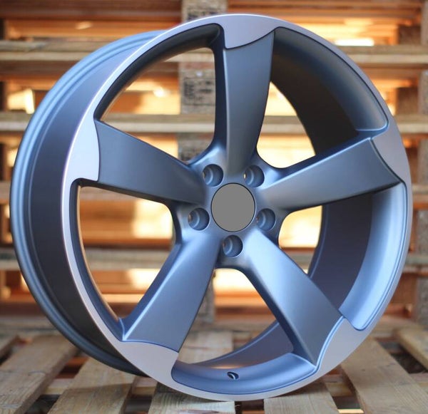 JANTES STYLES AUDI MODEL BK217 Grey Polished Half Matt