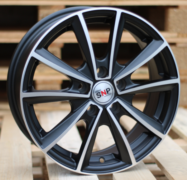 R15x6 5X110 ET 39 73.1 M15 Noir Poli Matt