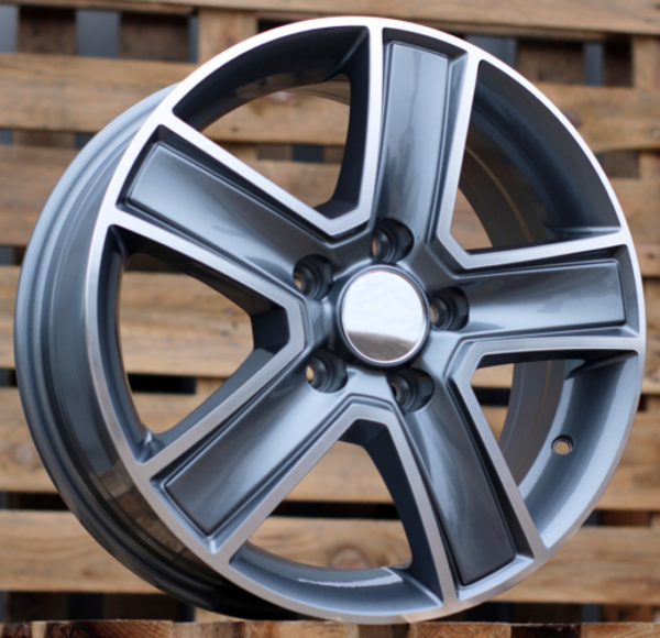 R16x6.5  5X120  ET  45  65.1  BK473  Grey Polished