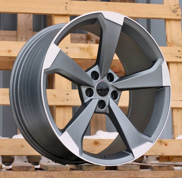 JANTES STYLES AUDI MODEL XE351 Grey Polished Half Matt