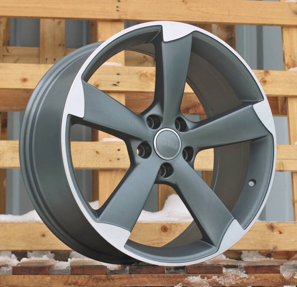 JANTES STYLES AUDI MODEL  BK217  Grey Polished Half Matt