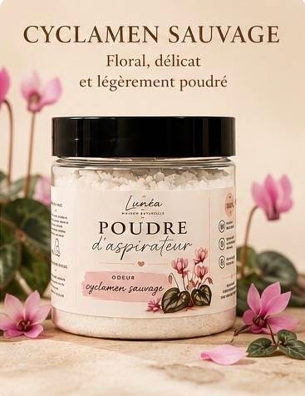 Poudre d'aspirateur Cyclamen sauvage