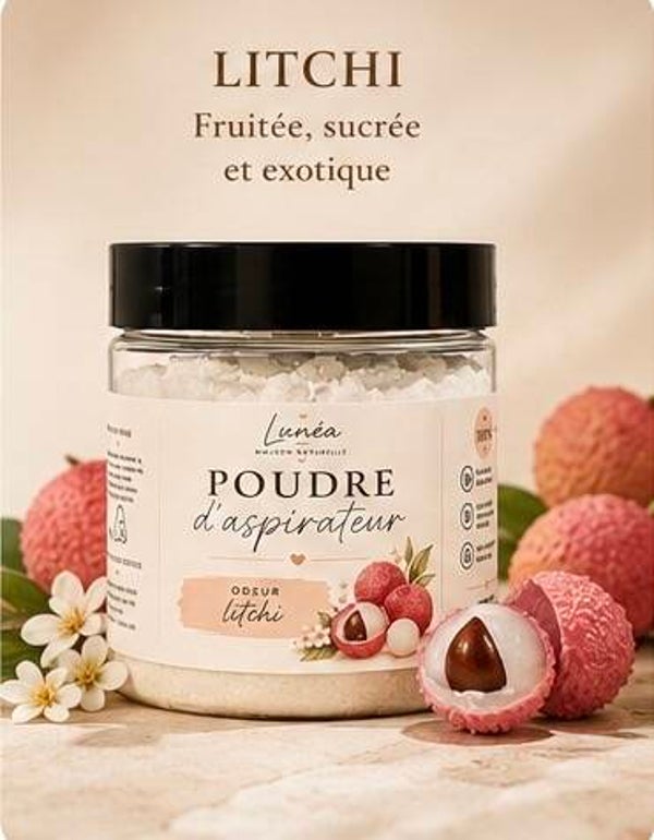 Poudre d'aspirateur Litchi