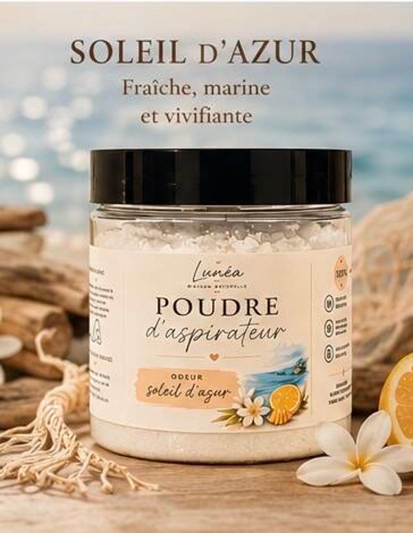 Poudre d'aspirateur Soleil d'azur