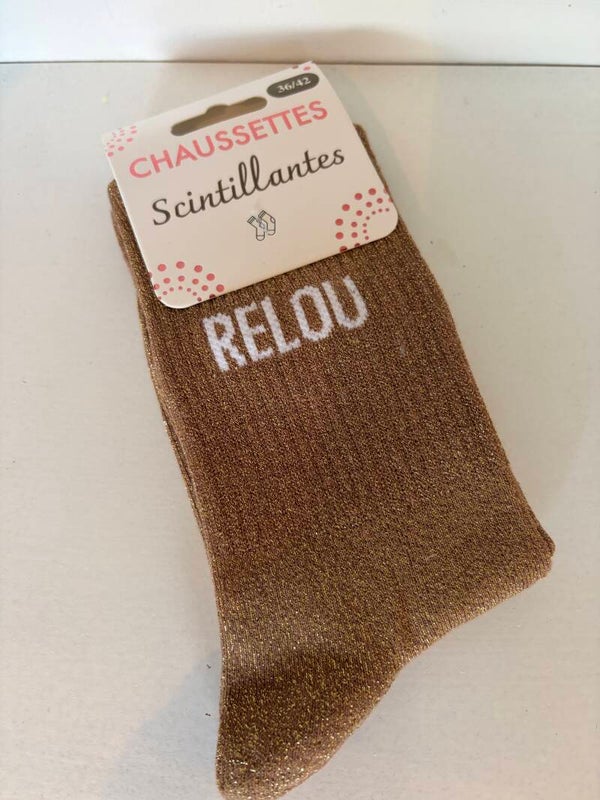 Chaussettes à paillettes