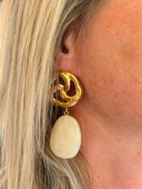 Boucle d'oreille Nacréa