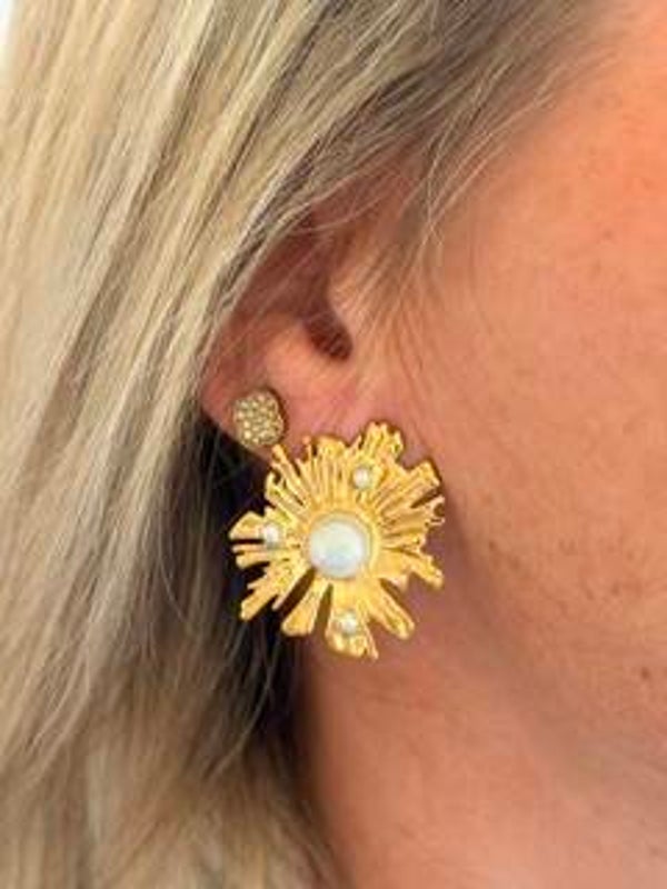 Boucle d'oreille perléa