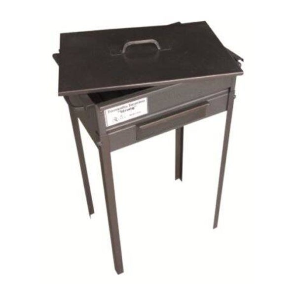 Barbecue/Fornello "TAORMINA" pesante a carbone (30x40x66h cm)