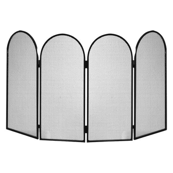 Parascintille CURVO a 4 ante profilo arrotondato (cm.95x50)
