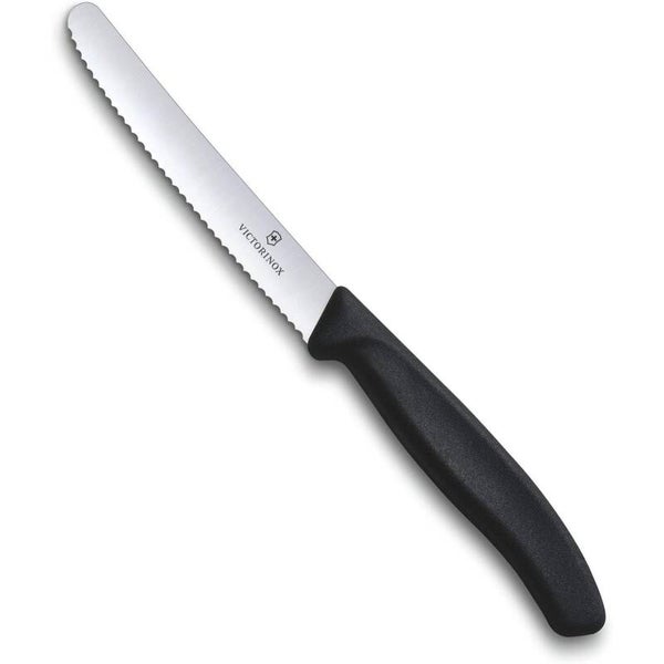 VICTORINOX Coltello Tavola seghettato a punta tonda (lama cm.11)