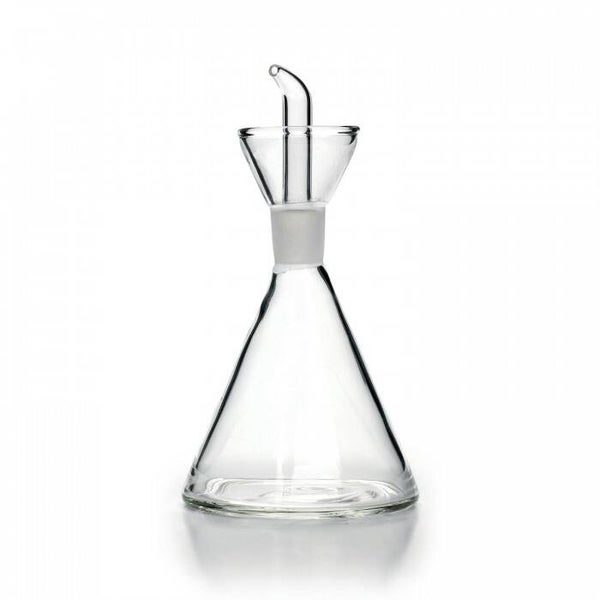 OLIERA CONICA 250ml in VETRO con BECCUCCIO SALVAGOCCIA