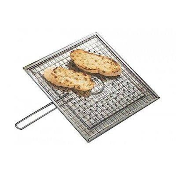 Gratella pane/bruschettiera in acciaio inox "LAR" cm.22x22