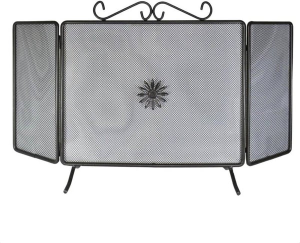 Parascintille a 2 ante retto decorato (cm.90x50)