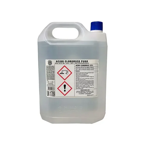 ACIDO CLORIDRICO MURIATICO conc. 31-33% 5LT