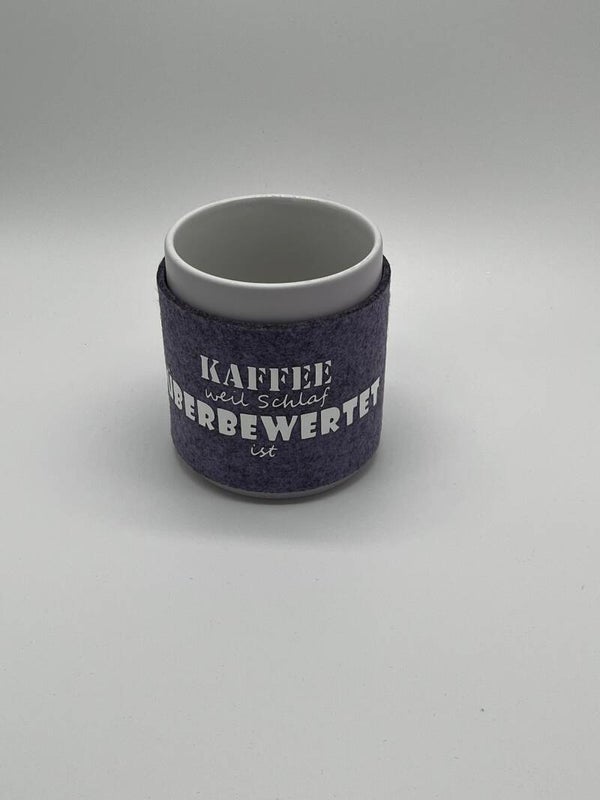 Filzbanderole für Tasse