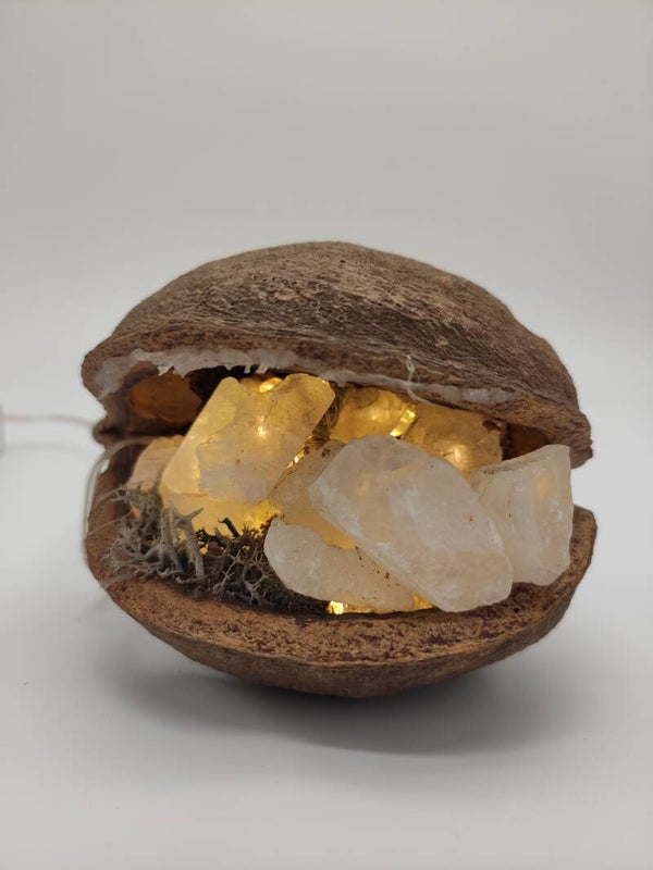 Zwergenschatz in Buddhanuss, beleuchtet
