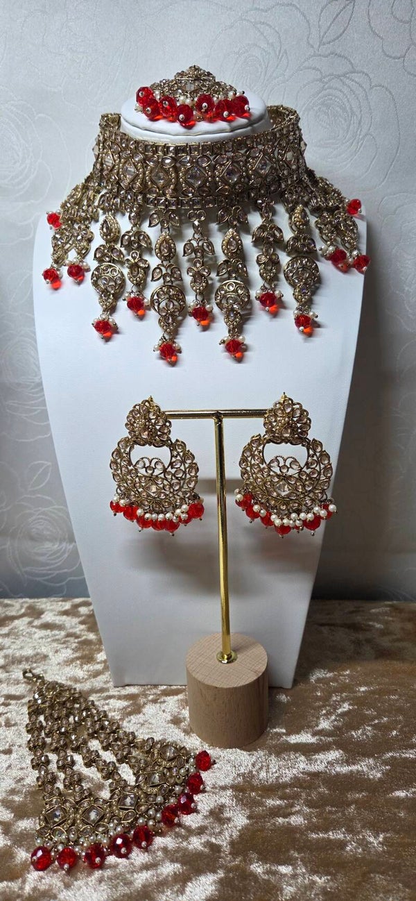 Polki Set - LS0003 - Red