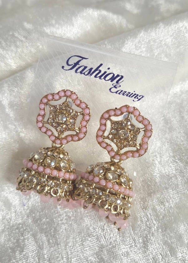 Jhumki -  Baby Pink D4