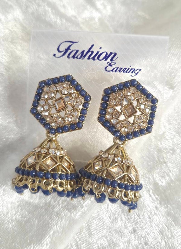 Jhumki - Navy Blue D5