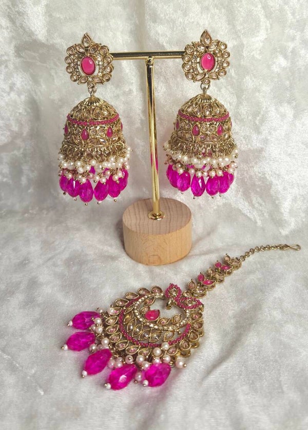 Maang Teeka Haseena - Hotpink