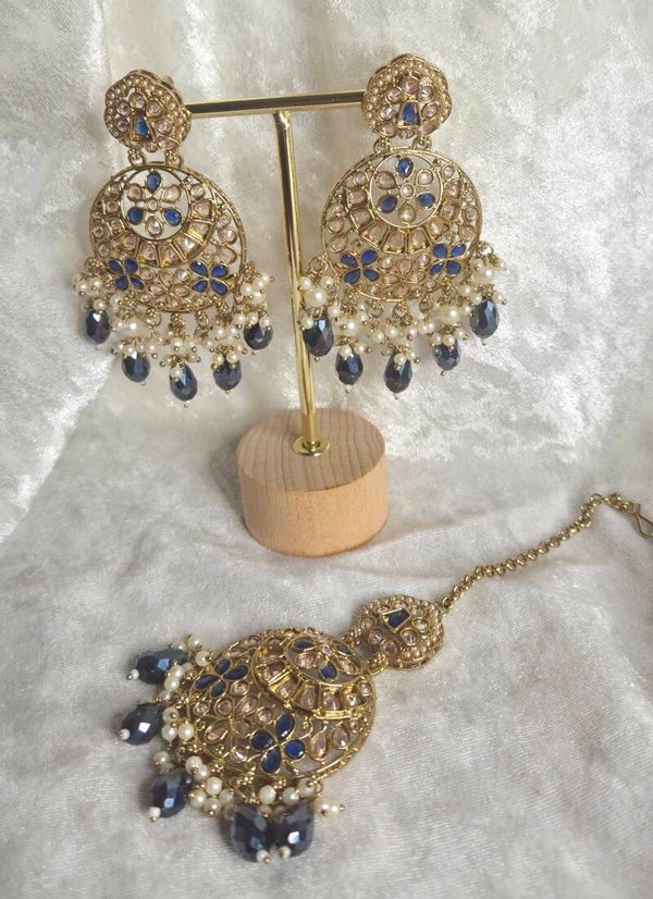 Maang Teeka Sonakshi - Royal Blue