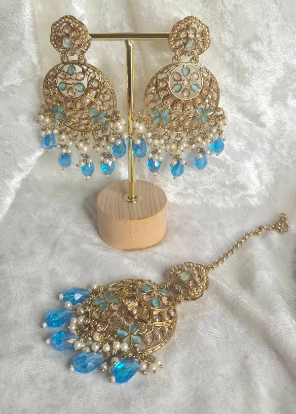 Maang Teeka Sonakshi - Sky Blue