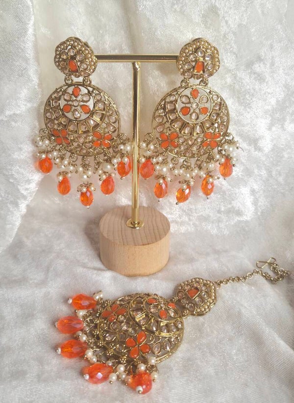 Maang Teeka Sonakshi - Orange