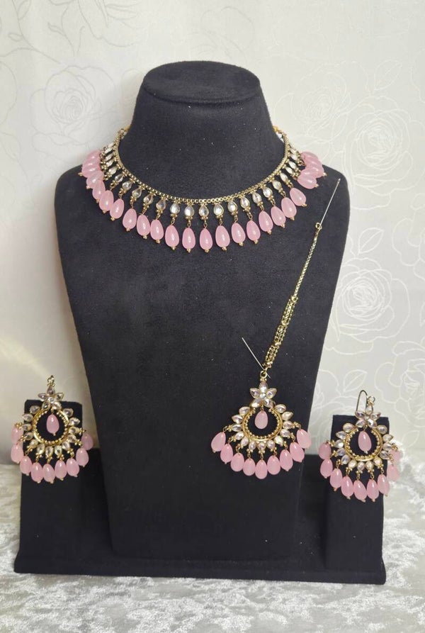 Radhika set - Light pink