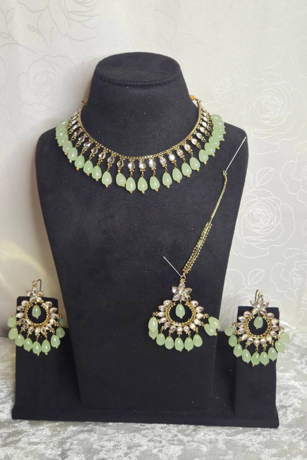 Radhika set - Mint