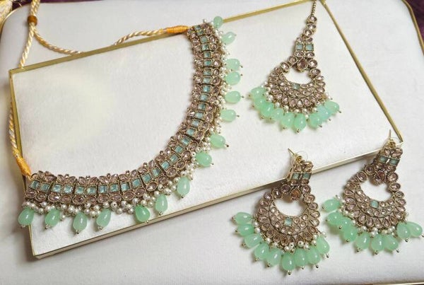 Gouden Set Harikha - Mint