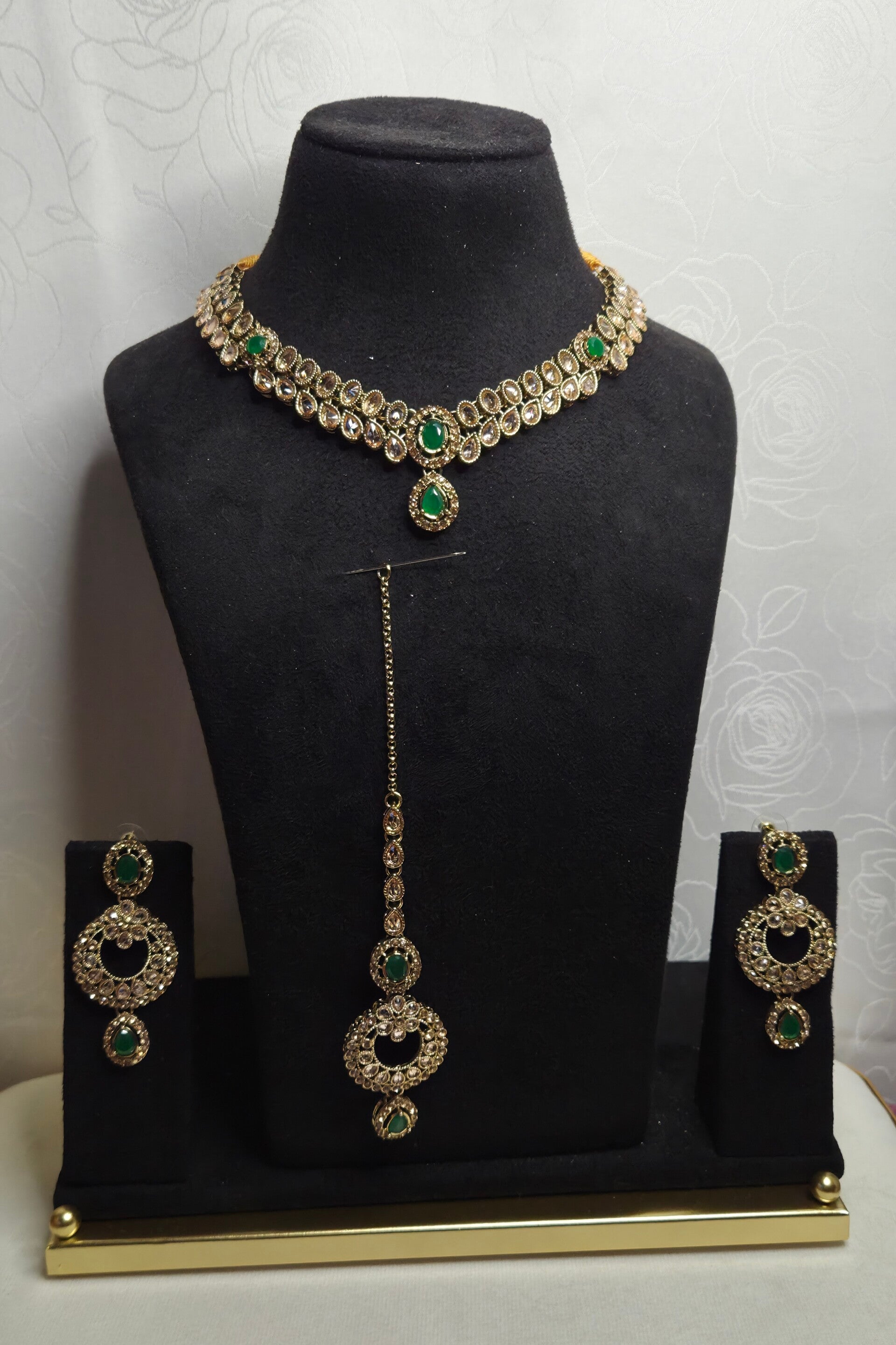 AD Polki Malishka Set - Green