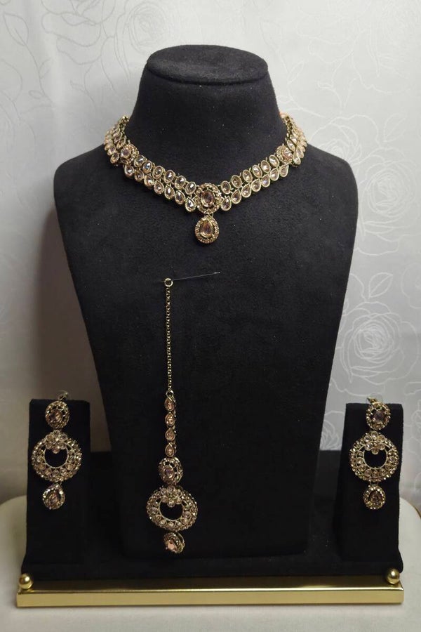 AD Polki Malishka Set - Champagne