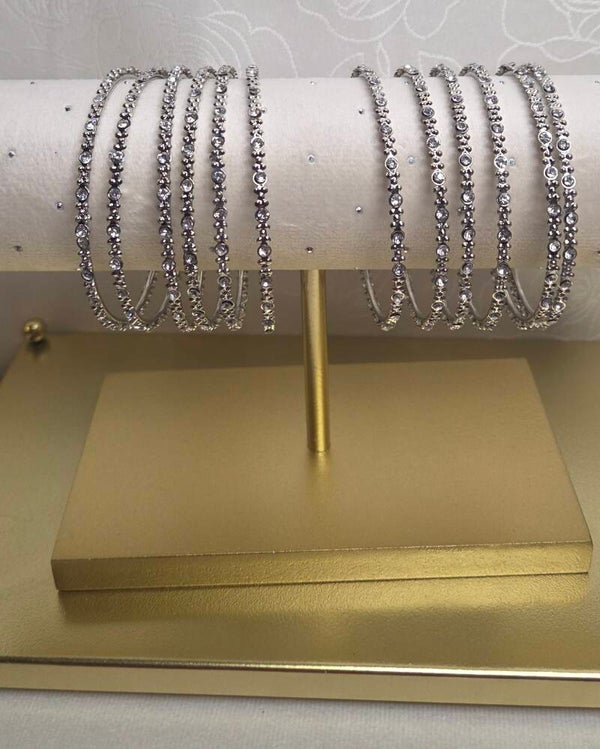 AD Polki Chooriyaset zilver - Nirmal