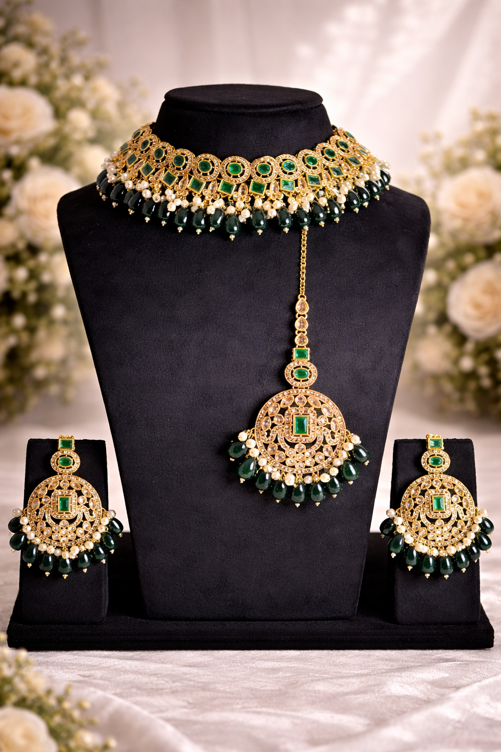 Nikitha  Set - Green