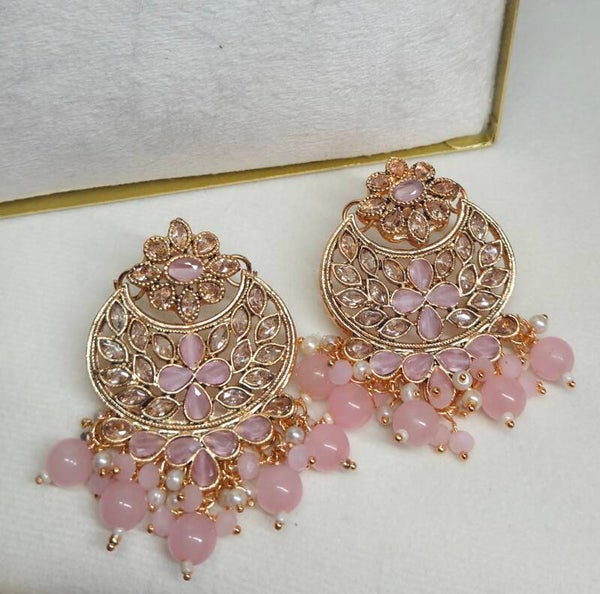 Chandbaliya goud - Pink