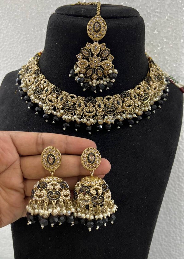 AD Polki Set - Black