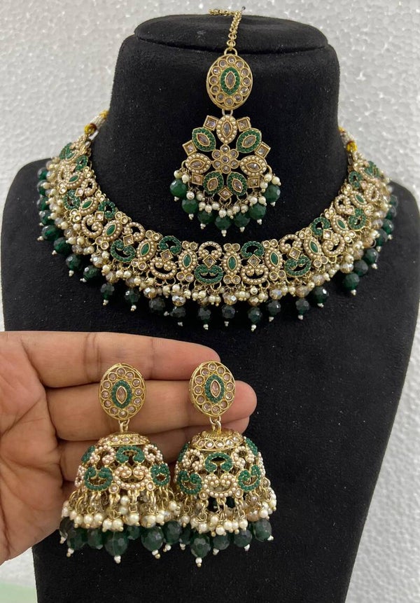 AD Polki Set - Green