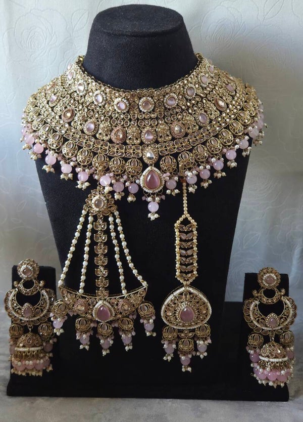 Bridal / Party wear set - Baby Pink