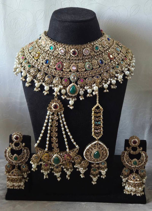 Bridal / Party wear set - Multi