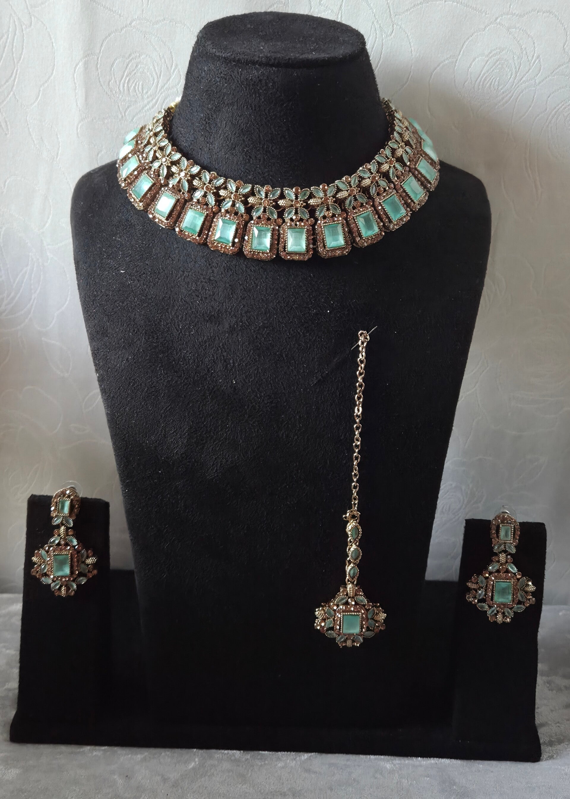 American Diamond set - Mint