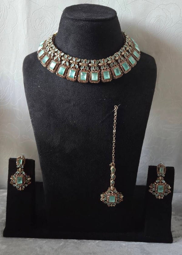 American Diamond set - Mint