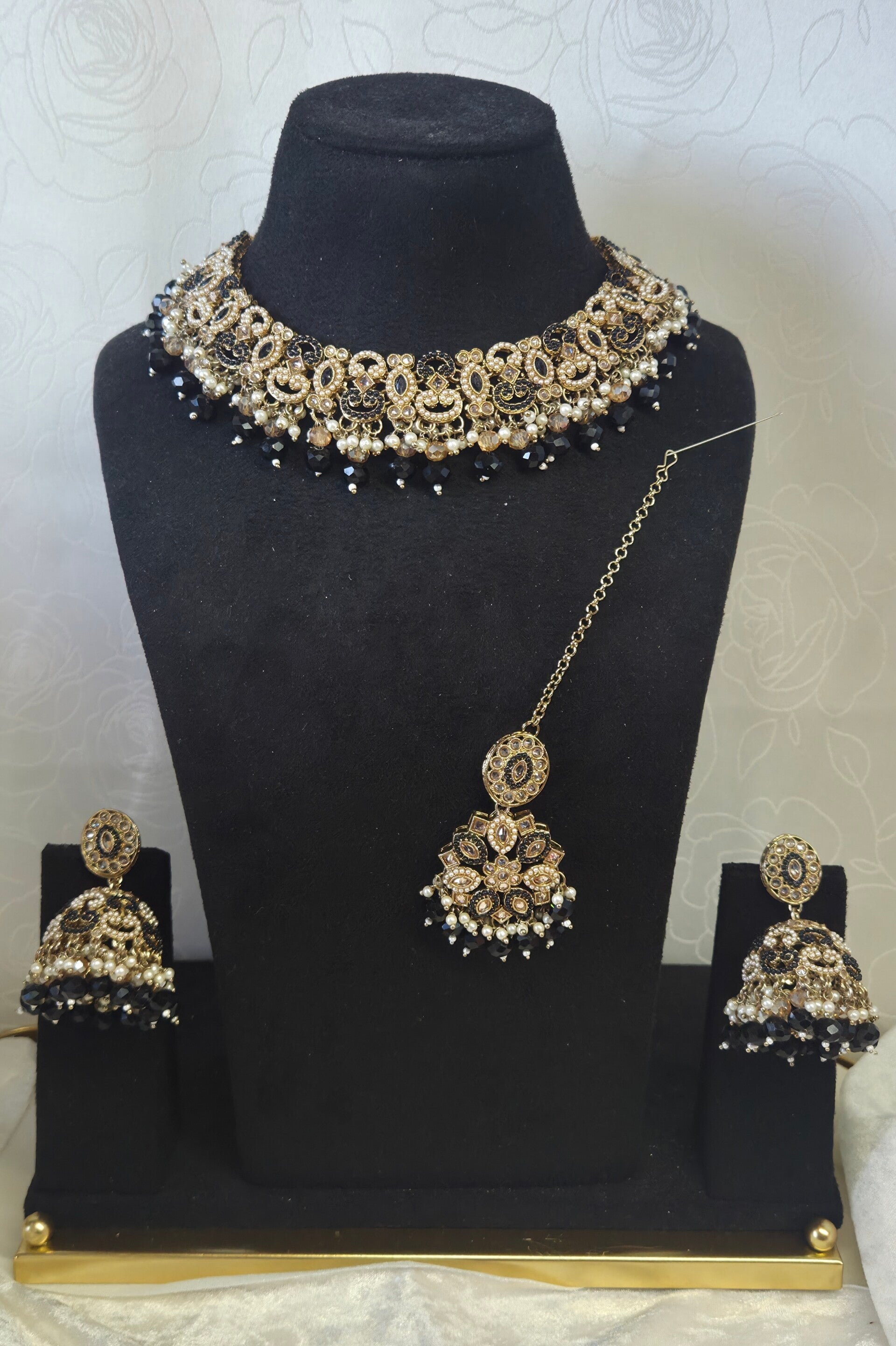 AD Polki Set - Black